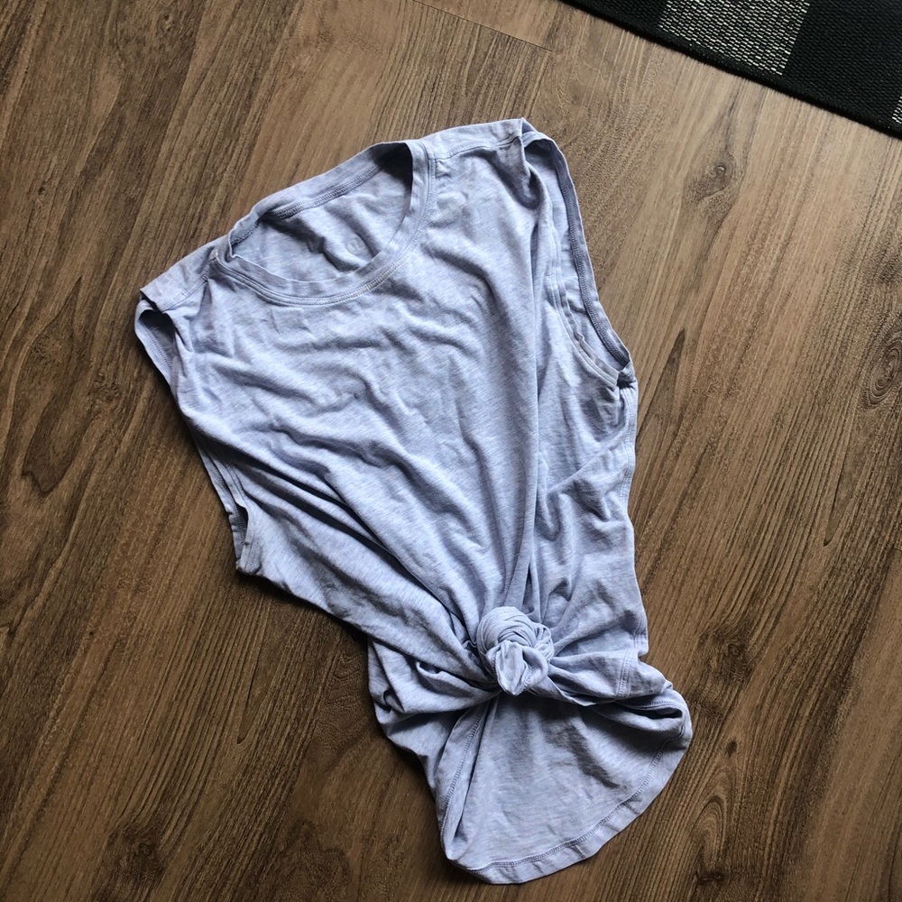 🍋lululemon muscle tee light blue